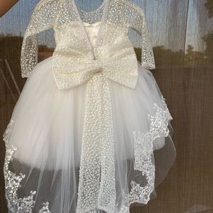 Baptism , first holy communion, flower dress